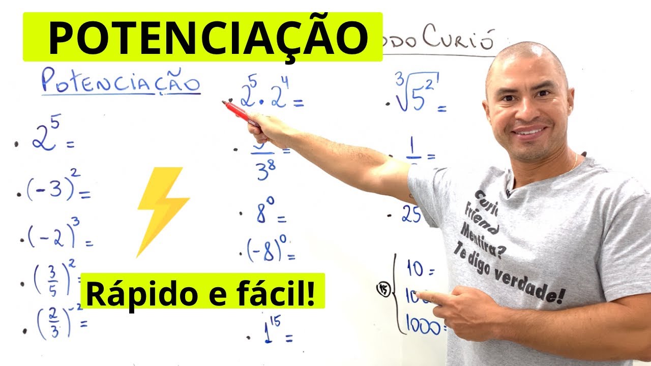 Domine Potenciação em 10 Minutos com Método Curió ⚡