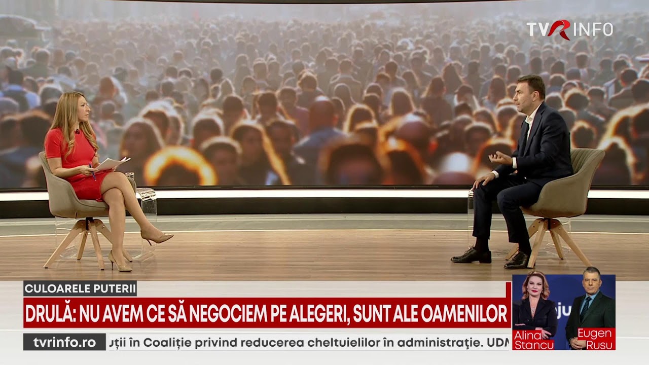 Deputatul USR Cătălin Drulă, Invitat Special la TVR Info 🎙️
