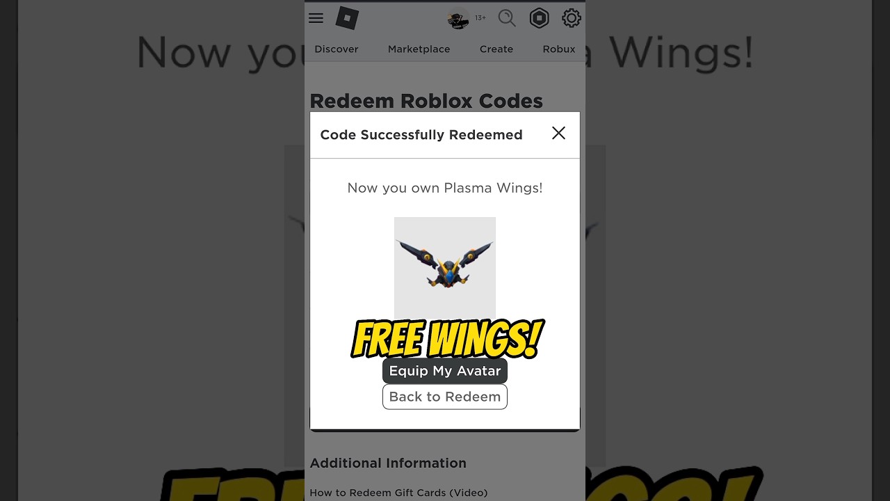 How I Earned Free Plasma Wings ✨