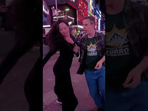 Forró dance at Times Square in NYC