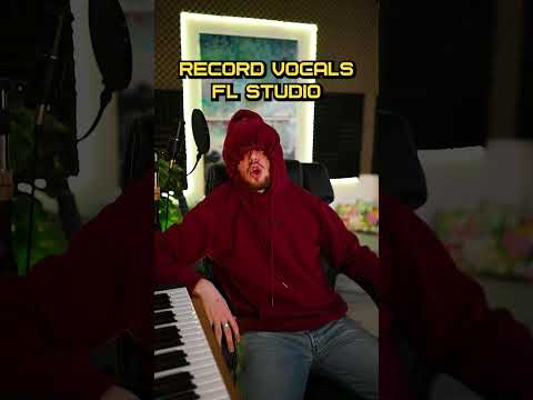 How to Record Vocals on FL Studio ? 🤔 #shorts
