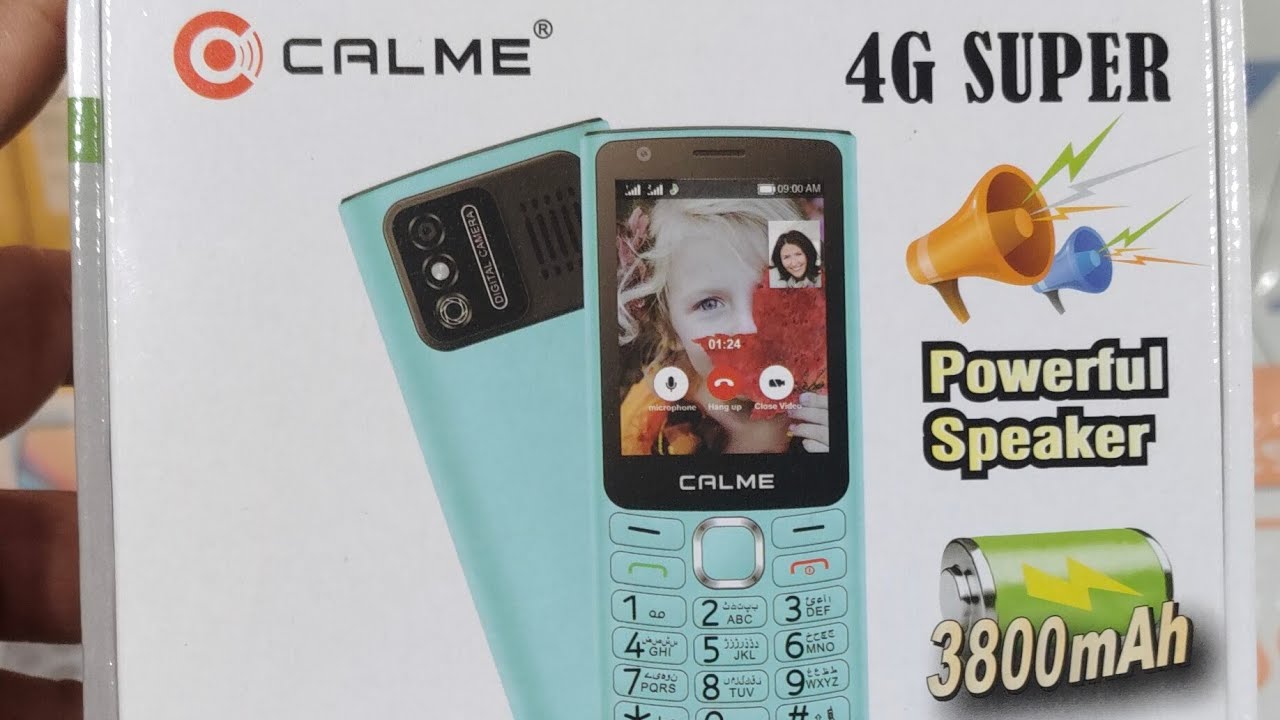 CALME 4G SUPER Smartphone with 3800mAh & Speaker 🔊