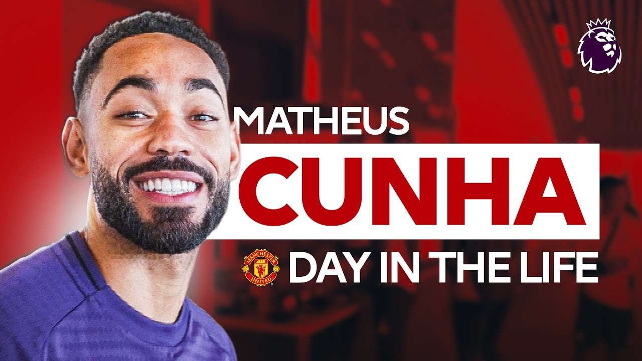 A Day with Manchester United's Matheus Cunha ⚽