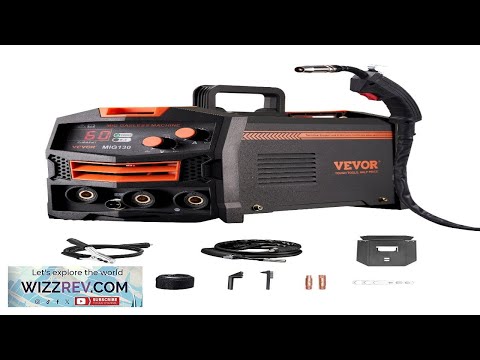 MIG Welder 130Amp Gasless Flux Core Mig Welding Machine with IGBT Inverter Review