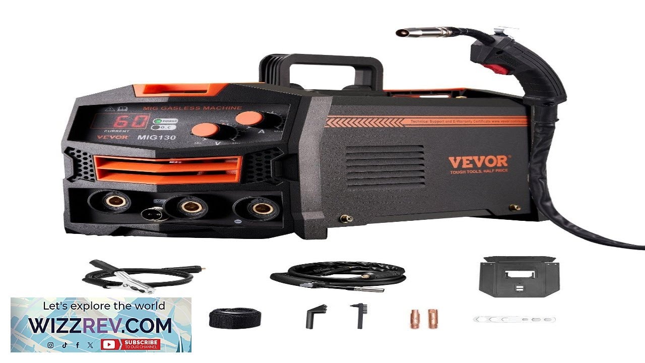 MIG Welder 130Amp Gasless Flux Core Inverter Review