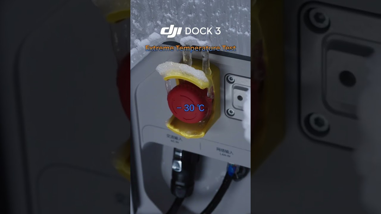DJI Dock 3 Endures Extreme Temperatures from +50°C to -30°C ❄️🔥