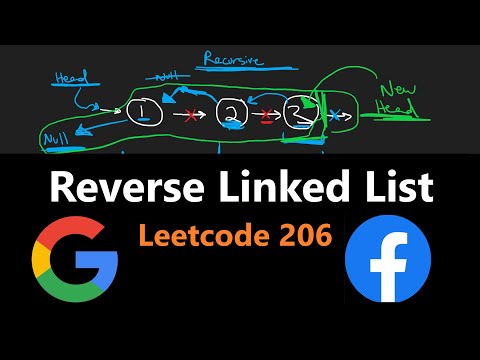 Reverse Linked List - Iterative AND Recursive - Leetcode 206 - Python