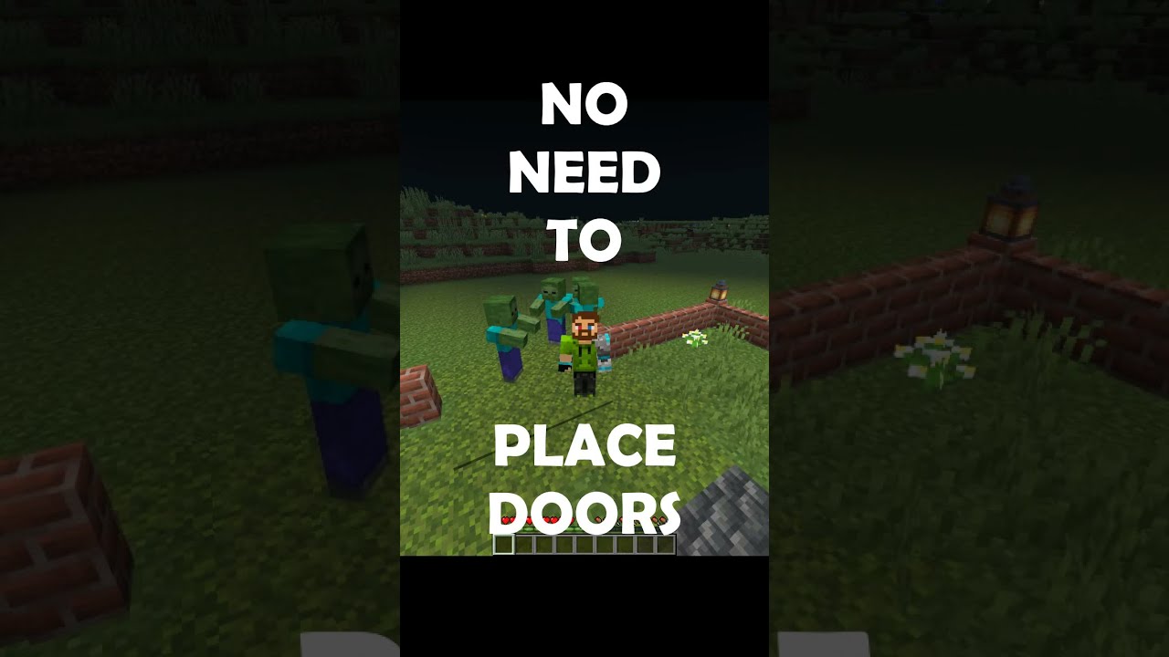 No Doors Needed: Stop Mobs in Minecraft 1.17 🚫