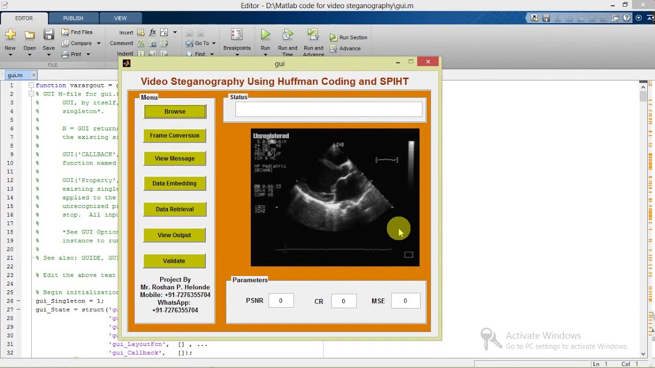 Secure Video Steganography MATLAB Code 📹 | Free Download & Tutorial