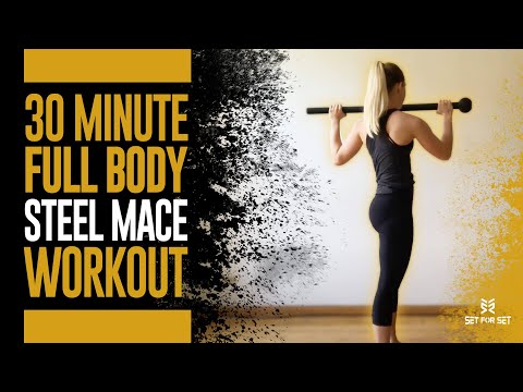 30-Minute Full Body Steel Mace Workout