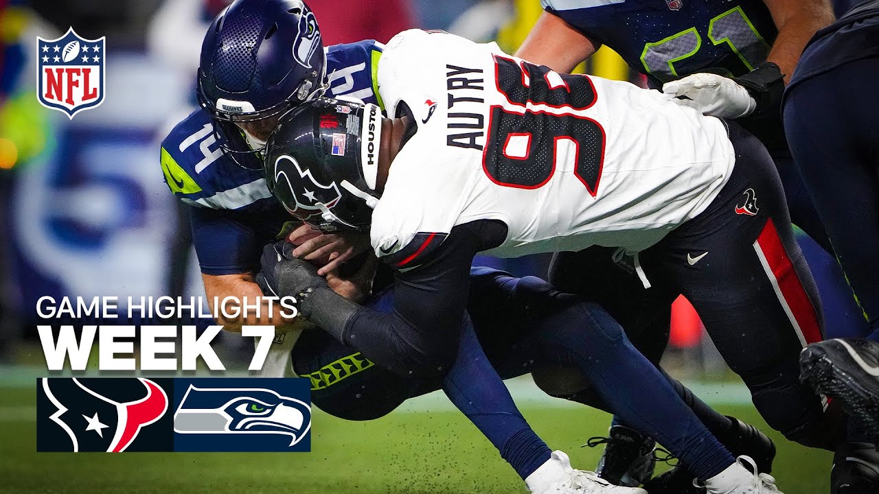 Houston Texans vs Seattle Seahawks Week 7 Highlights | 2025 NFL Season π