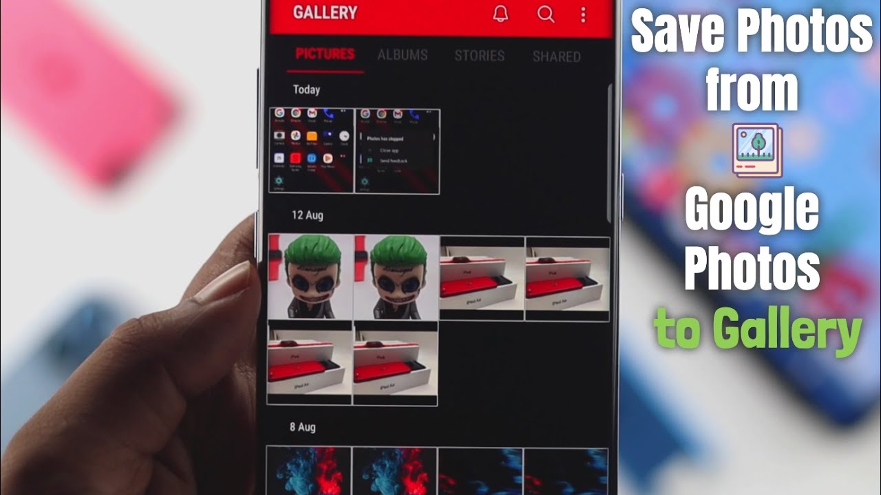 Save Google Photos to Android Gallery 📱