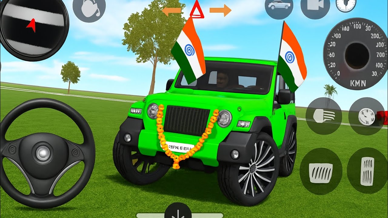Modified Mahindra Thar Car Games: Indian Cars (Gadi Wala Game) - Android Gameplay 2025