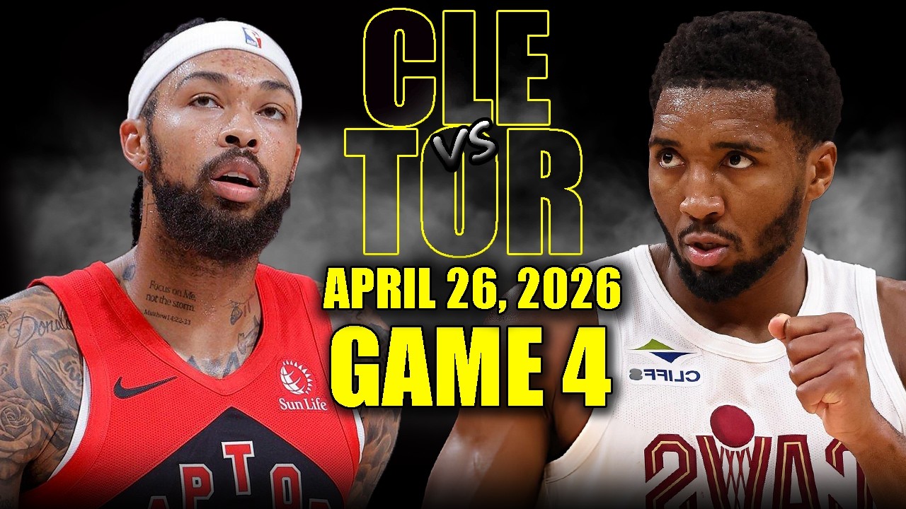 Cleveland Cavaliers vs Toronto Raptors Full Game 4 Highlights - April 26, 2026 | NBA Playoffs