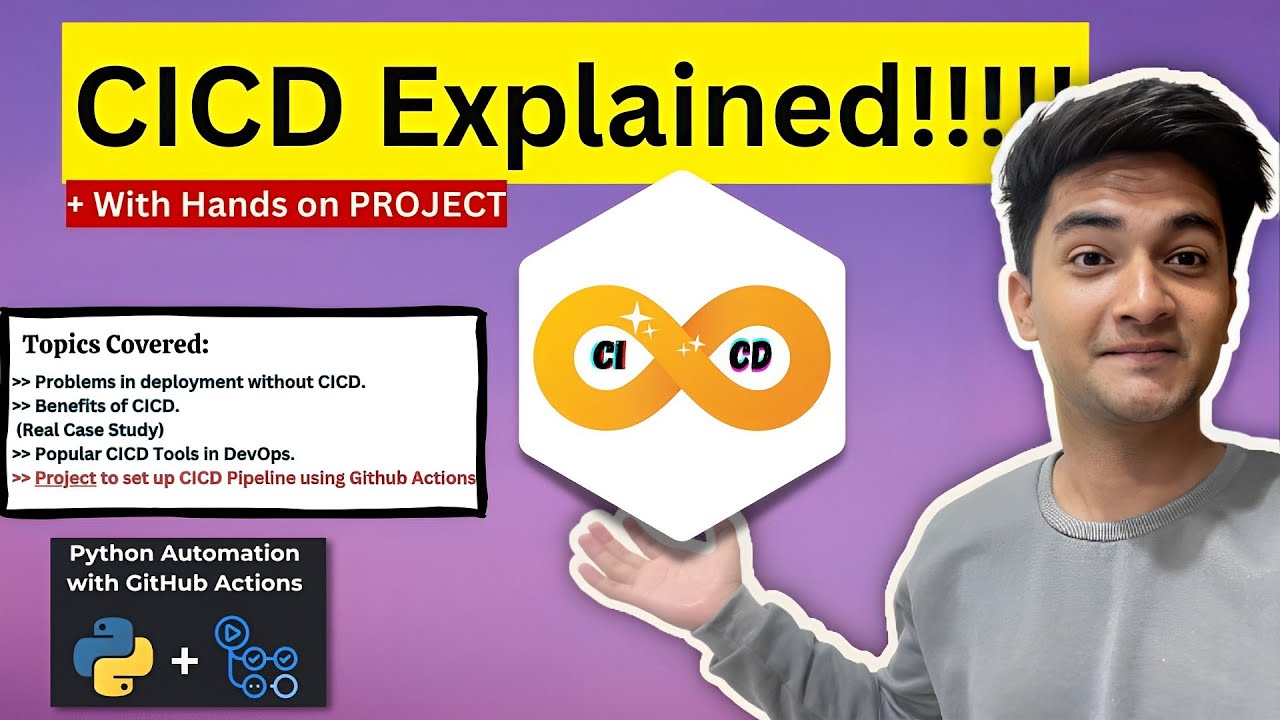 CICD Pipeline Explained with Hands-On Project 🚀