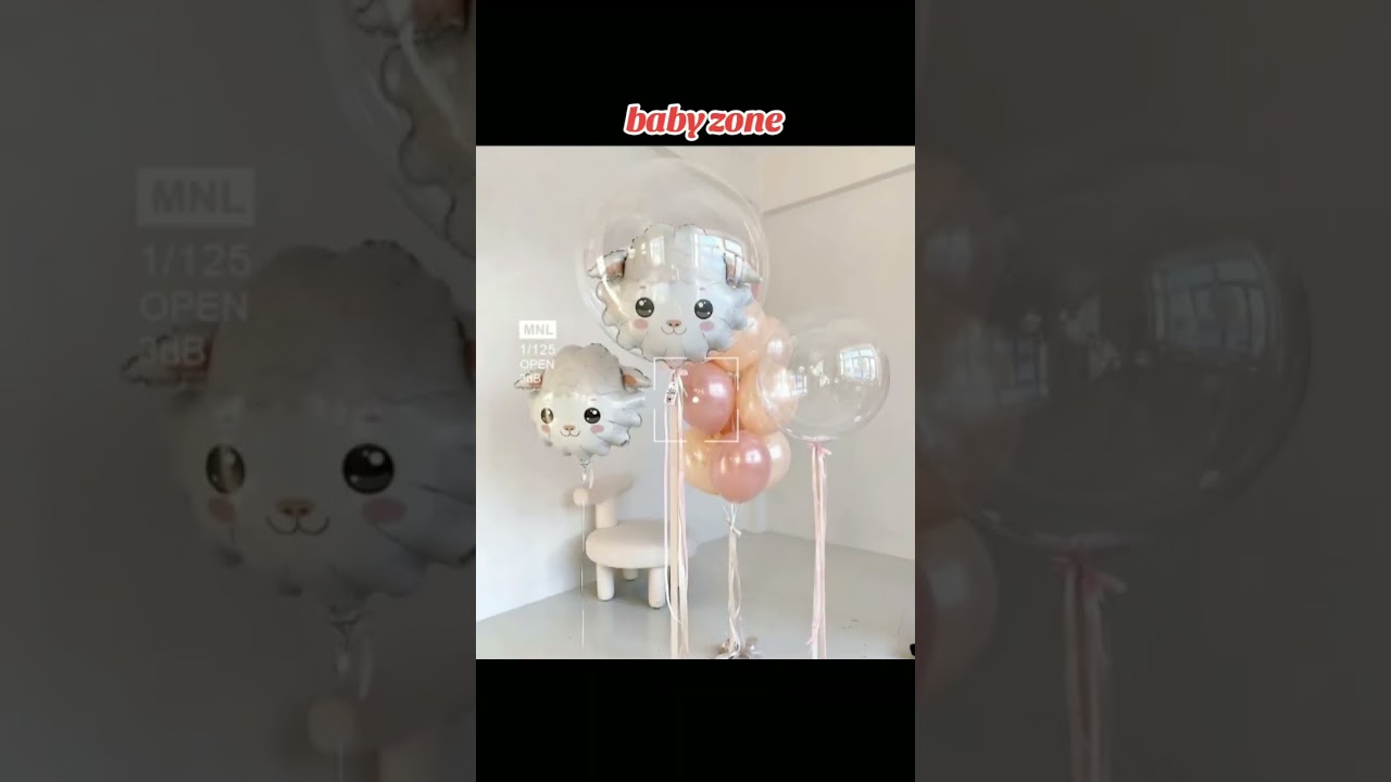 Baby Zone Art with Balloons 🎈