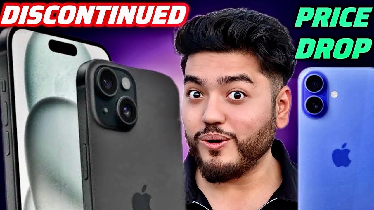 Apple Discontinued iPhone 15🚨 iPhone 16 Official Price Dropped🔥 iPhone 17 series Indian pricing🔥