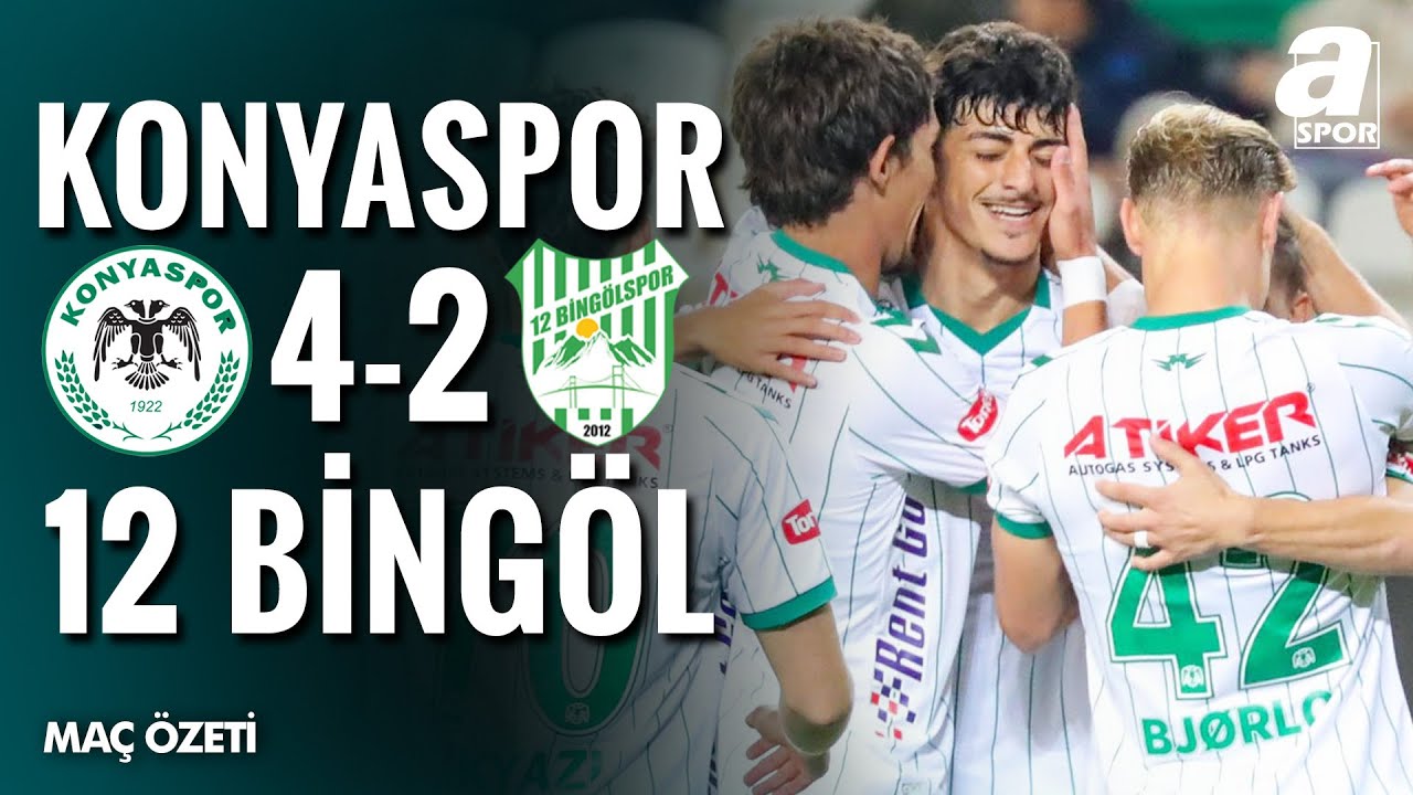 Konyaspor 4-2 12 Bingölspor | Ziraat Türkiye Kupası 3. Tur Maçı Özeti (30.10.2025) ⚽