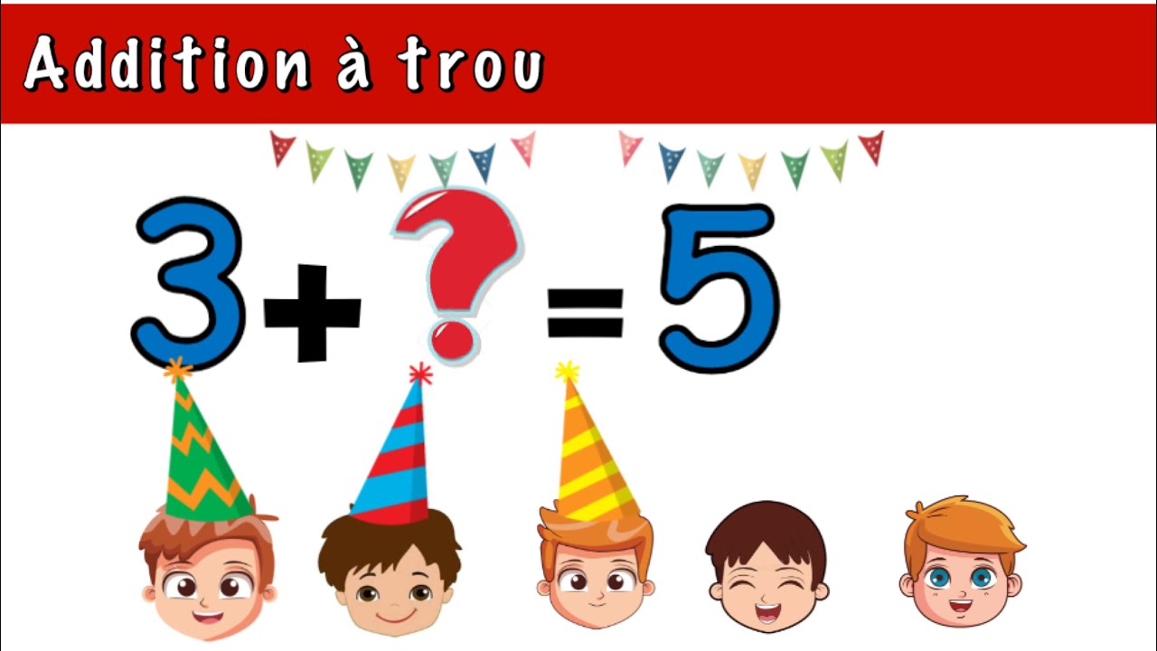 Addition à trou - Exercices CP ✏️