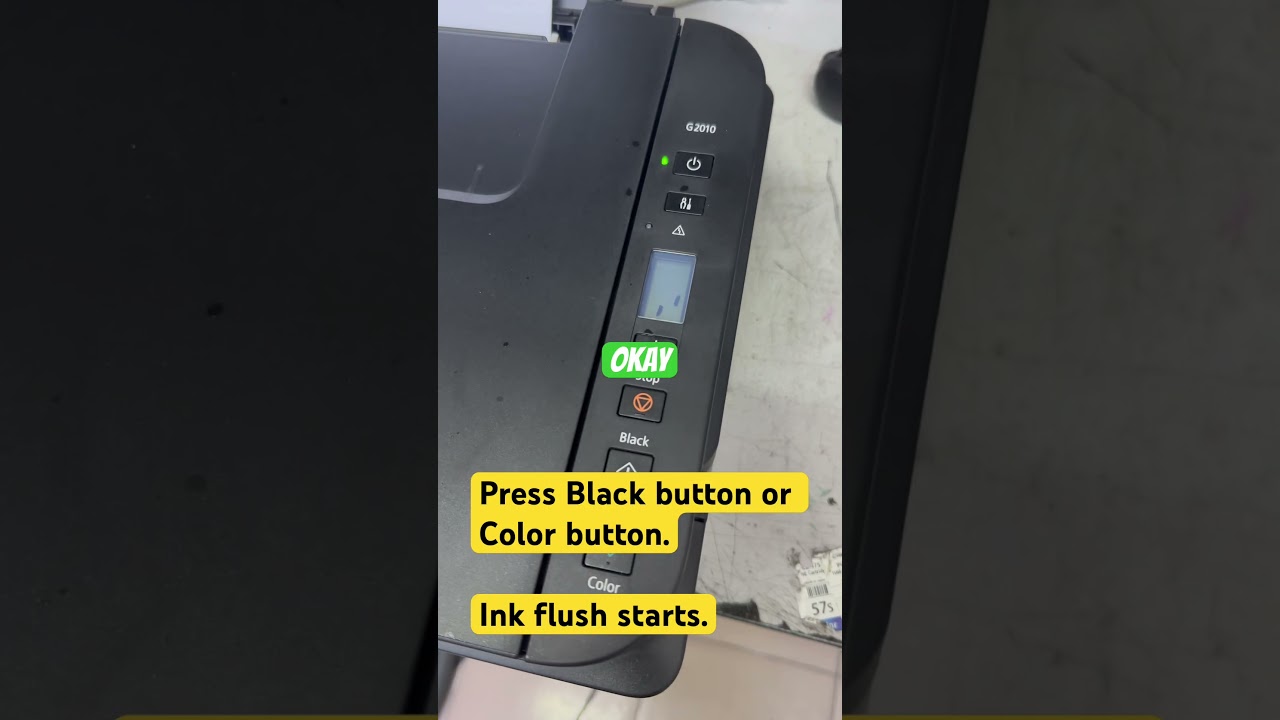 Fix P08 Error on Canon G2010 Printer