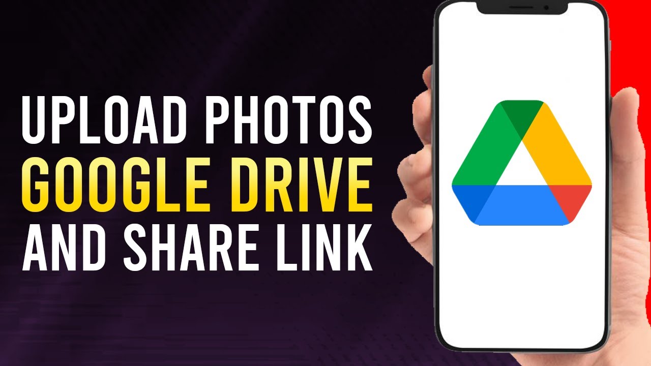 Upload Photos to Google Drive & Share Link on iPhone 📱