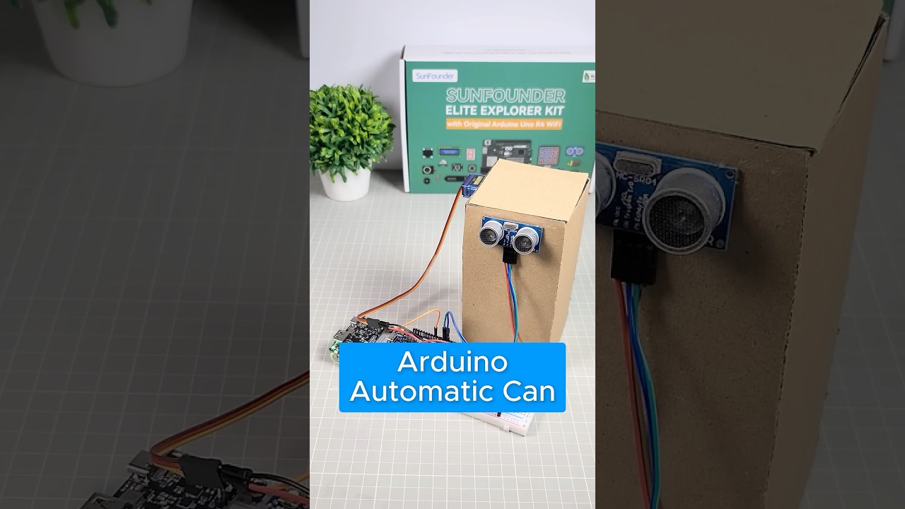 Arduino Smart Can with SunFounder Elite Explorer Kit 🚗