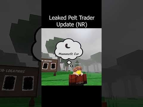 New Pelt Trader Update In 99 Nights (Concept) #roblox #99nights