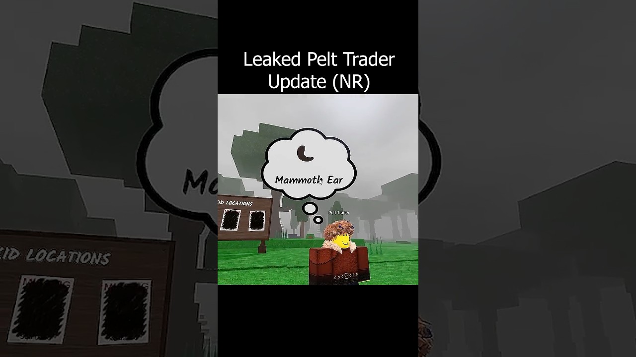 Exciting New Pelt Trader Update in 99 Nights ๐ฒ | Roblox Concept Sneak Peek