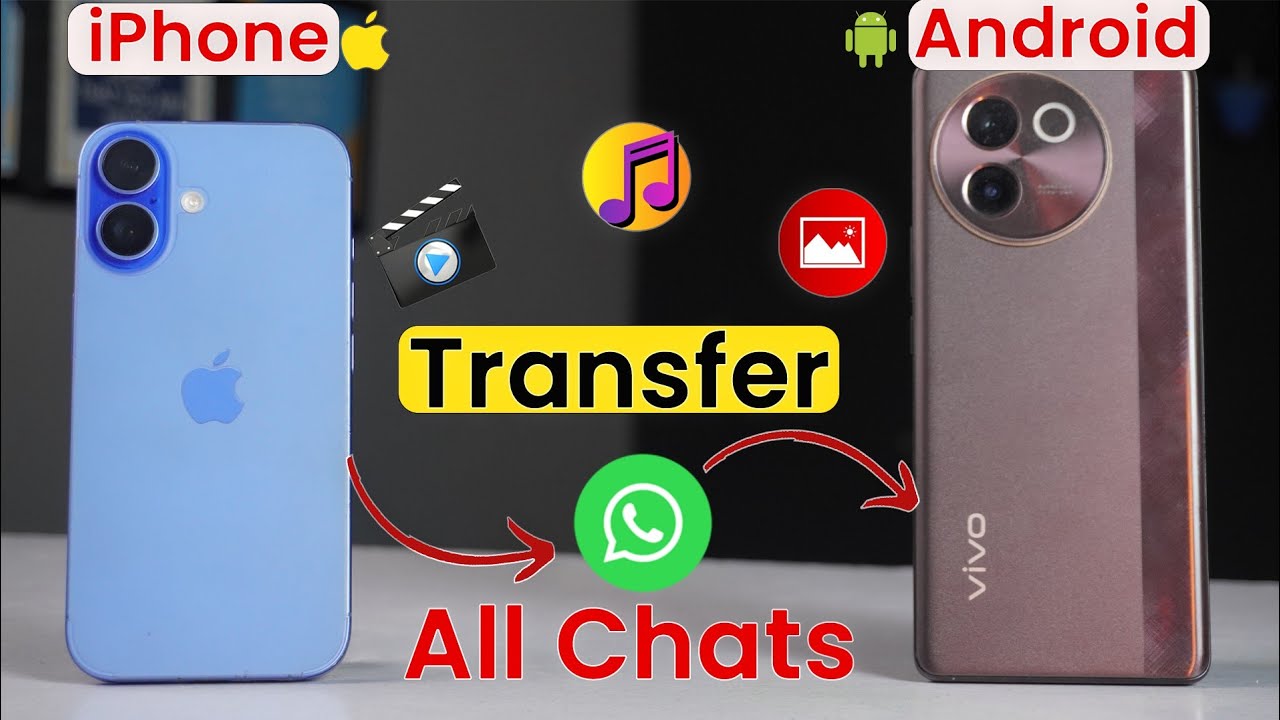 Transfer WhatsApp Messages from iPhone to Android 📱