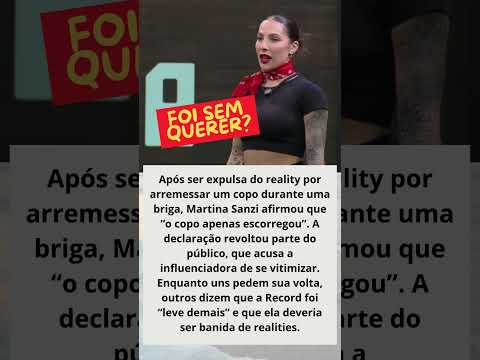 Expulsão de Martina Sanzi em “A Fazenda 17” gera confusão e repercussão nas redes!