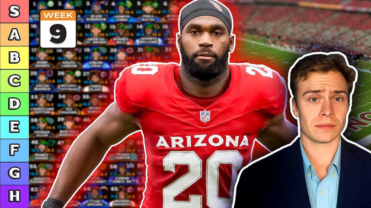 Top 70 Week 9 Fantasy Football: Top 70 WR & RB Rankings + Free $100 Bonus! 🏈