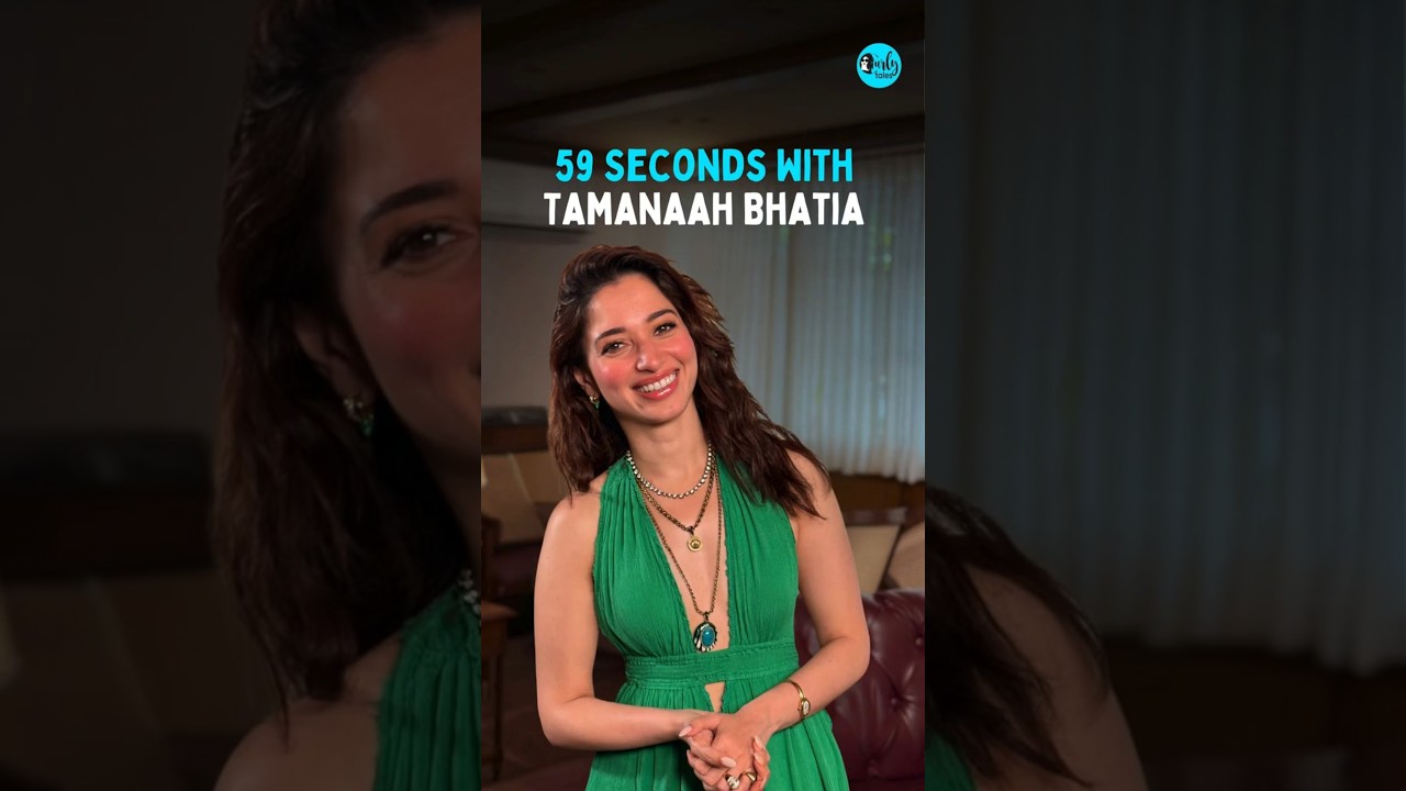 59 Seconds with Tamannaah Bhatia | Curly Tales 🎥