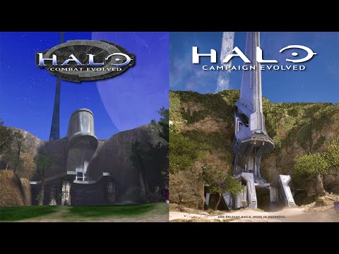 Halo Campaign Evolved (Prerelease) | The Silent Cartographer Graphics Comparison