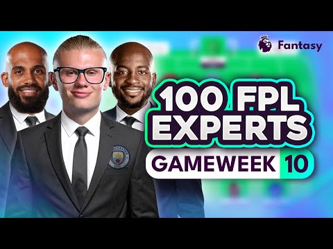 FPL GW10 EXPERT Transfer Trends & Best Captain! 🧠 100 Experts Reveal Gameweek 10 Team Plans