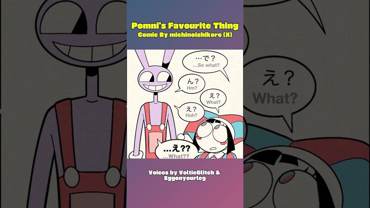 Pomni's Favorite Moment | #TADC #FunnyBunny 🐰