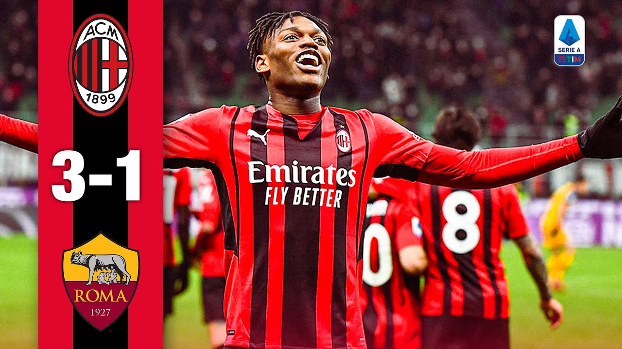 AC Milan's Exciting 3-1 Victory Over Roma | Highlights & Key Moments of 2022 Start ⚽