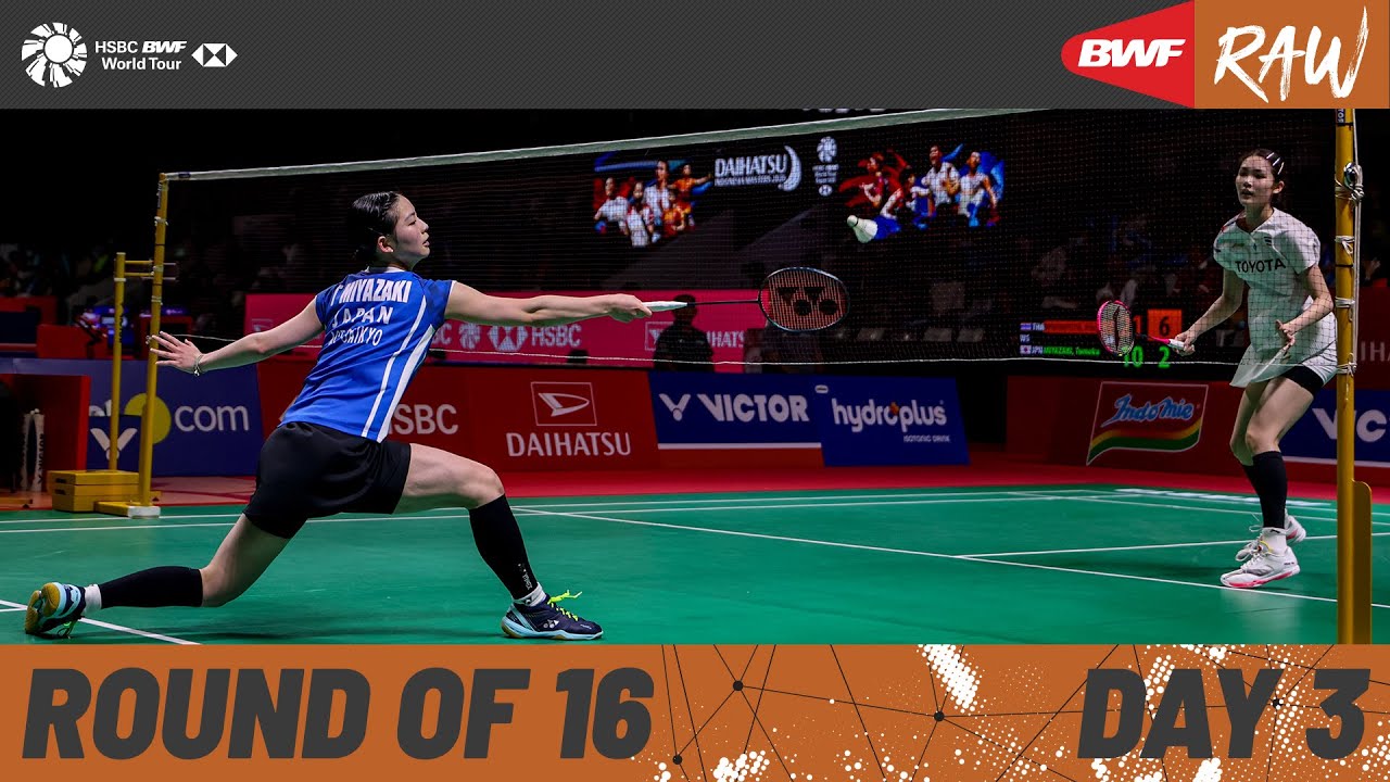 Indonesia Masters 2026 Day 3: Round of 16 on Court 3 🎯