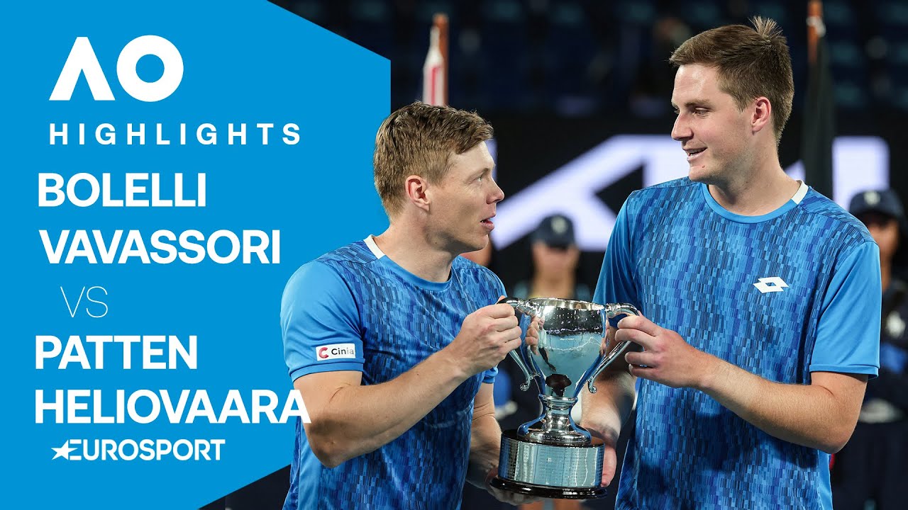 Australian Open 2025 Men's Doubles Final Highlights: Bolelli & Vavassori vs Heliovaara & Patten 🎾