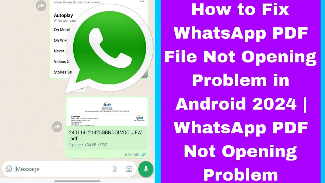 Troubleshooting WhatsApp PDF Opening Issues on Android in 2024