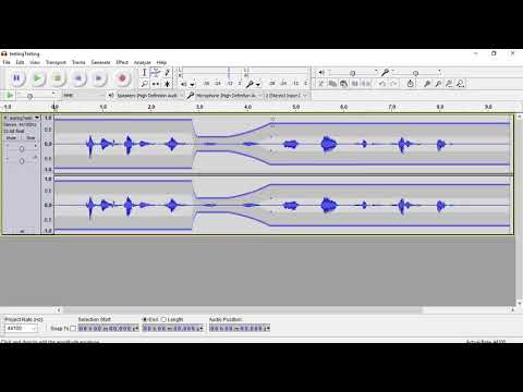 Audacity Envelope Tool