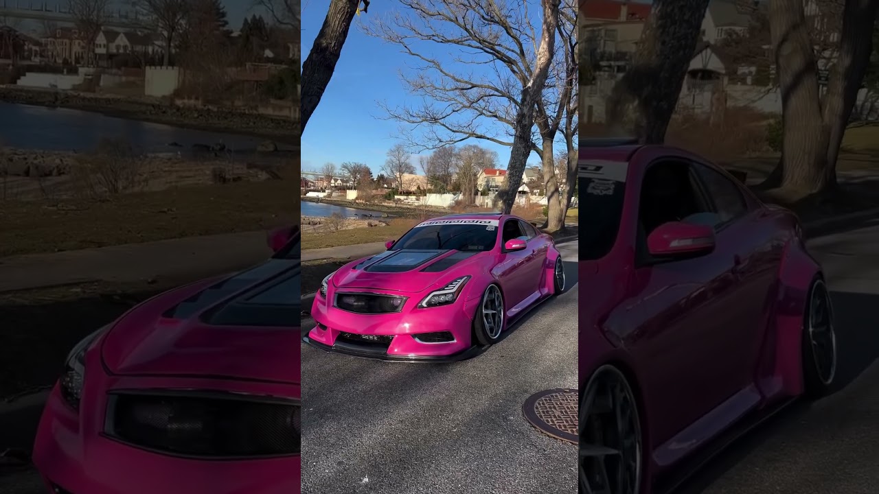 Liberty Walk G37 with CMST Carbon Fiber Hood