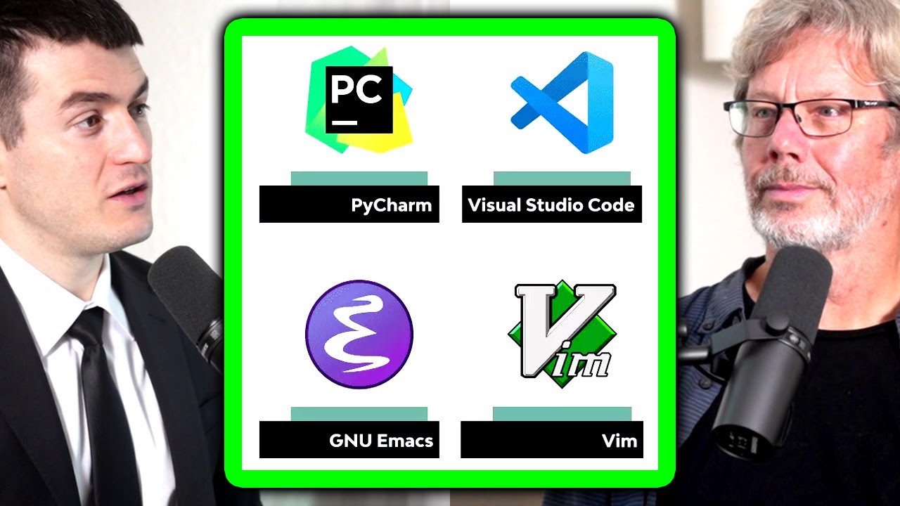 Top Python IDEs: Vim, Emacs, PyCharm, VS Code | Guido & Lex