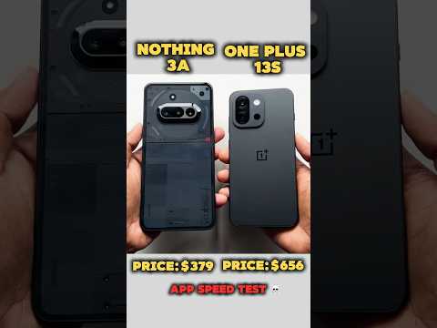 Nothing Phone 3a vs OnePlus 13s SPEED TEST – The Winner DESTROYS the Competition!😱