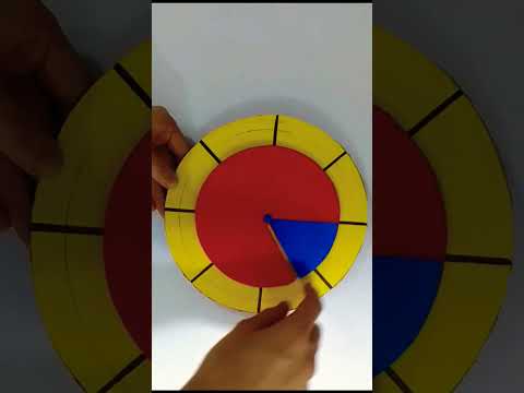 Maths Working Model On Fractions /Fraction Maths TLM / Maths Fraction Working Model / #mathsmodel