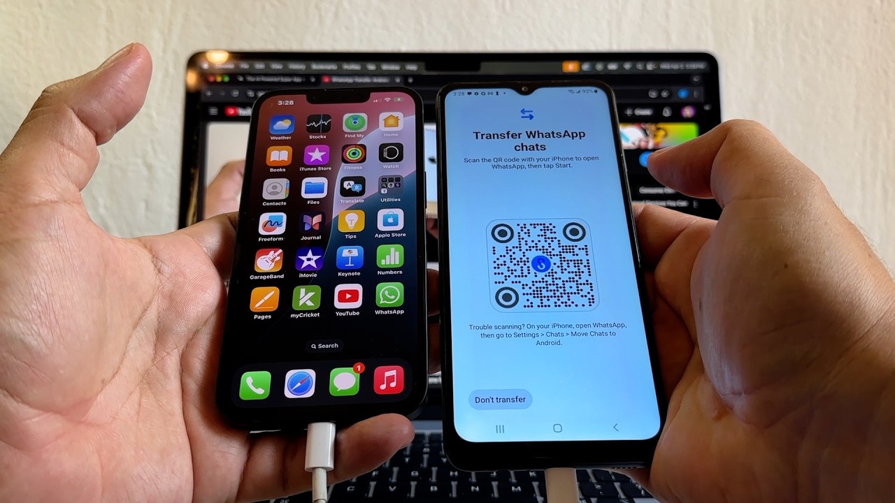 Free WhatsApp Transfer from iPhone to Android 📱