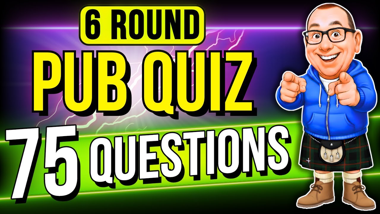The Pub Trivia Quiz Challenge: 75 General Knowledge Questions Across 6 Rounds