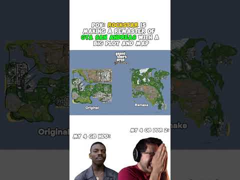 GTA SA vs GTA SA REMAKE – Map Comparison