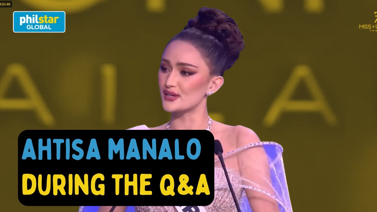 Miss Universe Philippines 2025 Ahtisa Manalo's Q&A 🤝