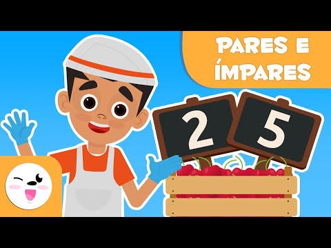 Números pares e números ímpares - Matemática para crianças