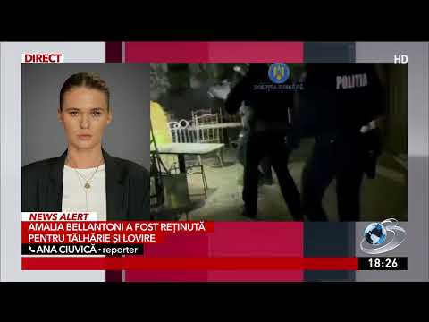 Amalia Bellantoni a fost reținută pentru tâlhărie și lovire